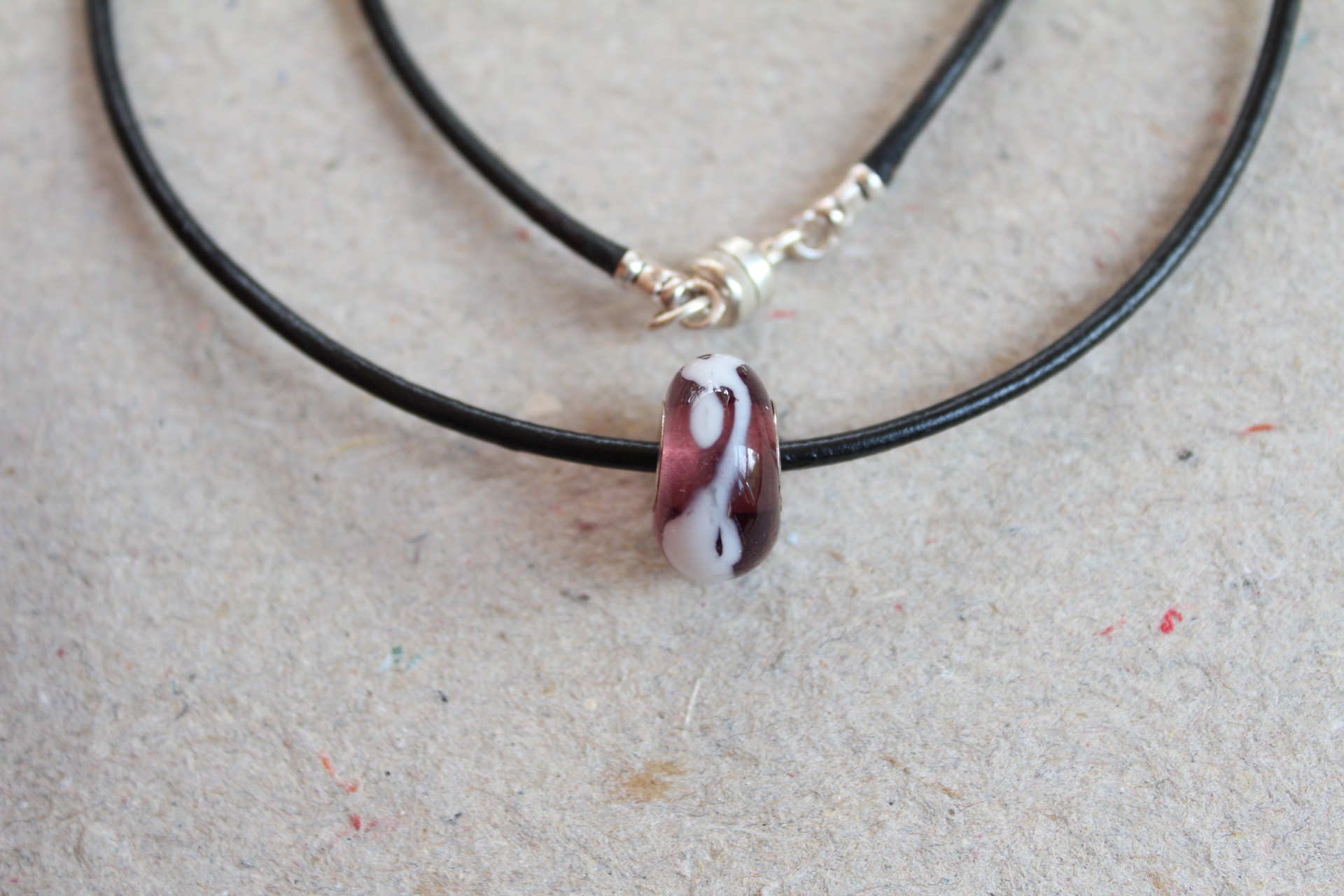 359.jpg Lædersnøre halssmykke