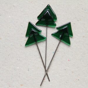 Juletræer på pind, 3 stk