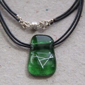 Lædersnøre halssmykke